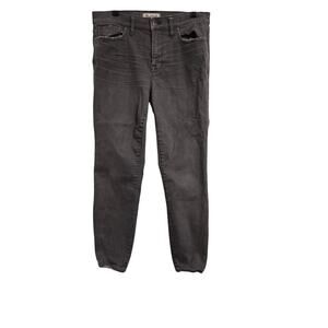 Madewell Women’s High Rise Distressed Skinny Jeans Size 29 Gray Denim